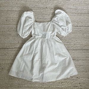 A NEW DAY. White mini dress